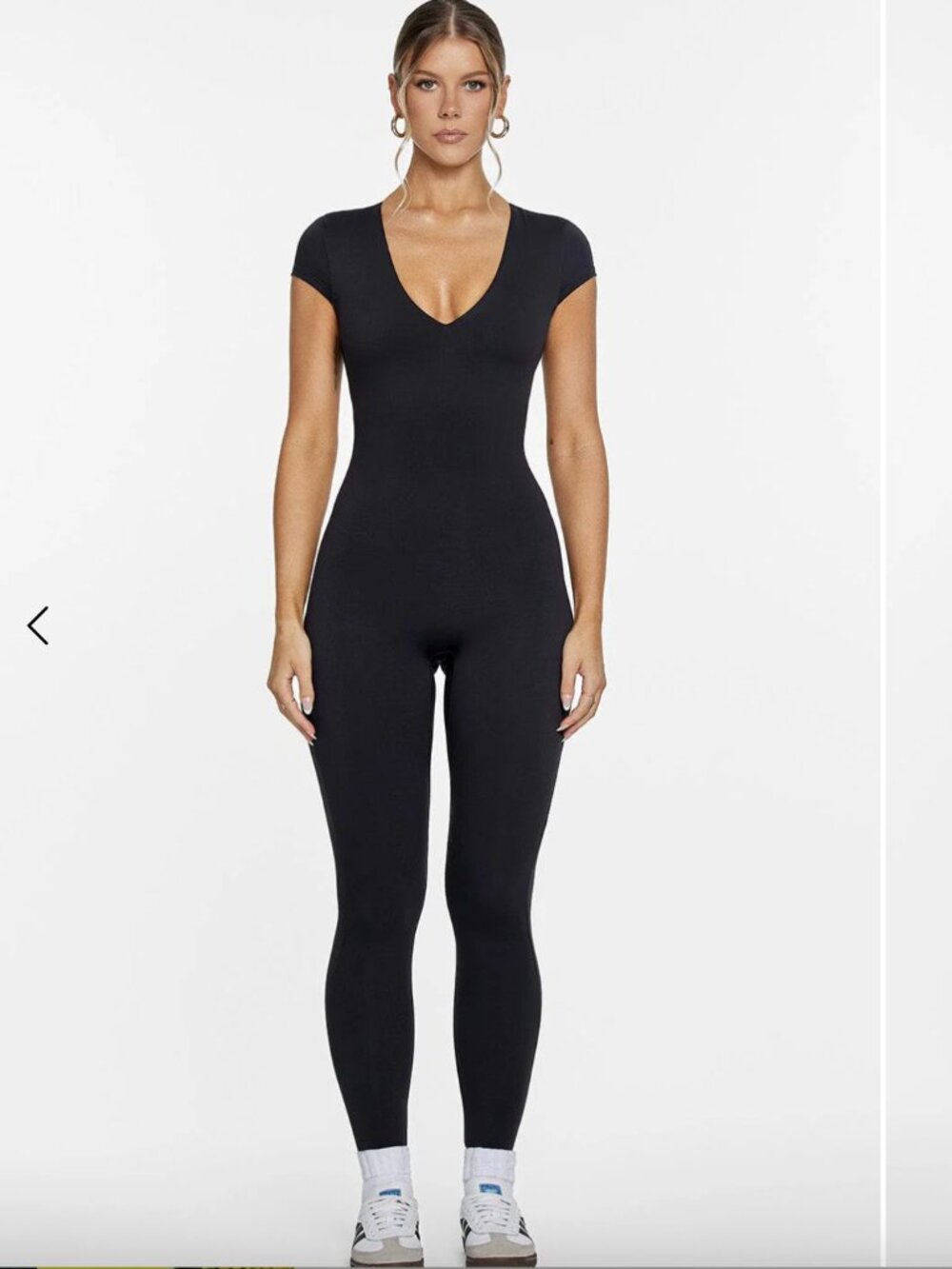 Body Butter V-Neck Jumpsuit, size M